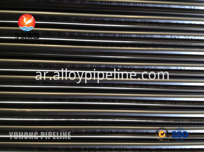 Sanitary Tubing ASTM A270 TP304L